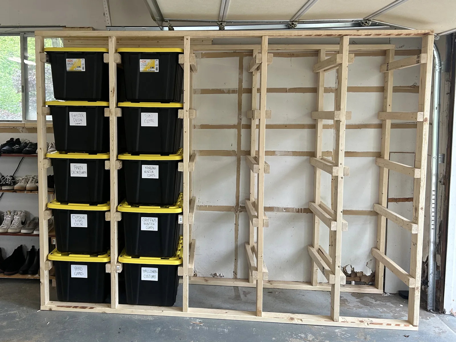 Heavy Duty Garage Shelves Plans
